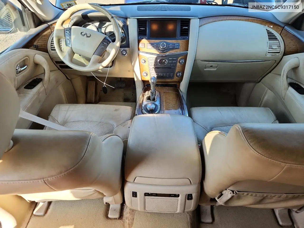 2012 Infiniti Qx56 VIN: JN8AZ2NC6C9317150 Lot: 66333205