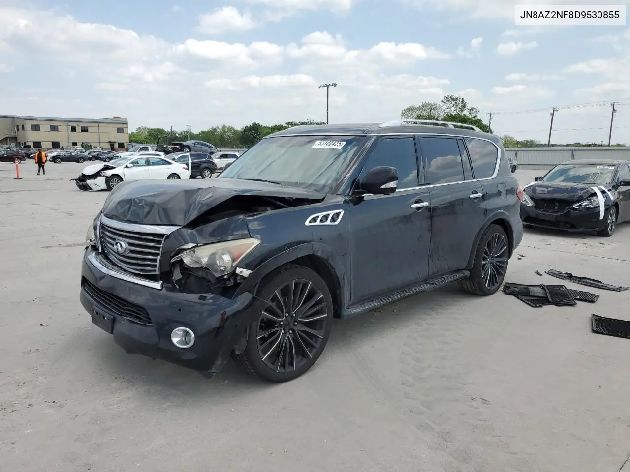 2013 Infiniti Qx56 VIN: JN8AZ2NF8D9530855 Lot: 53100425