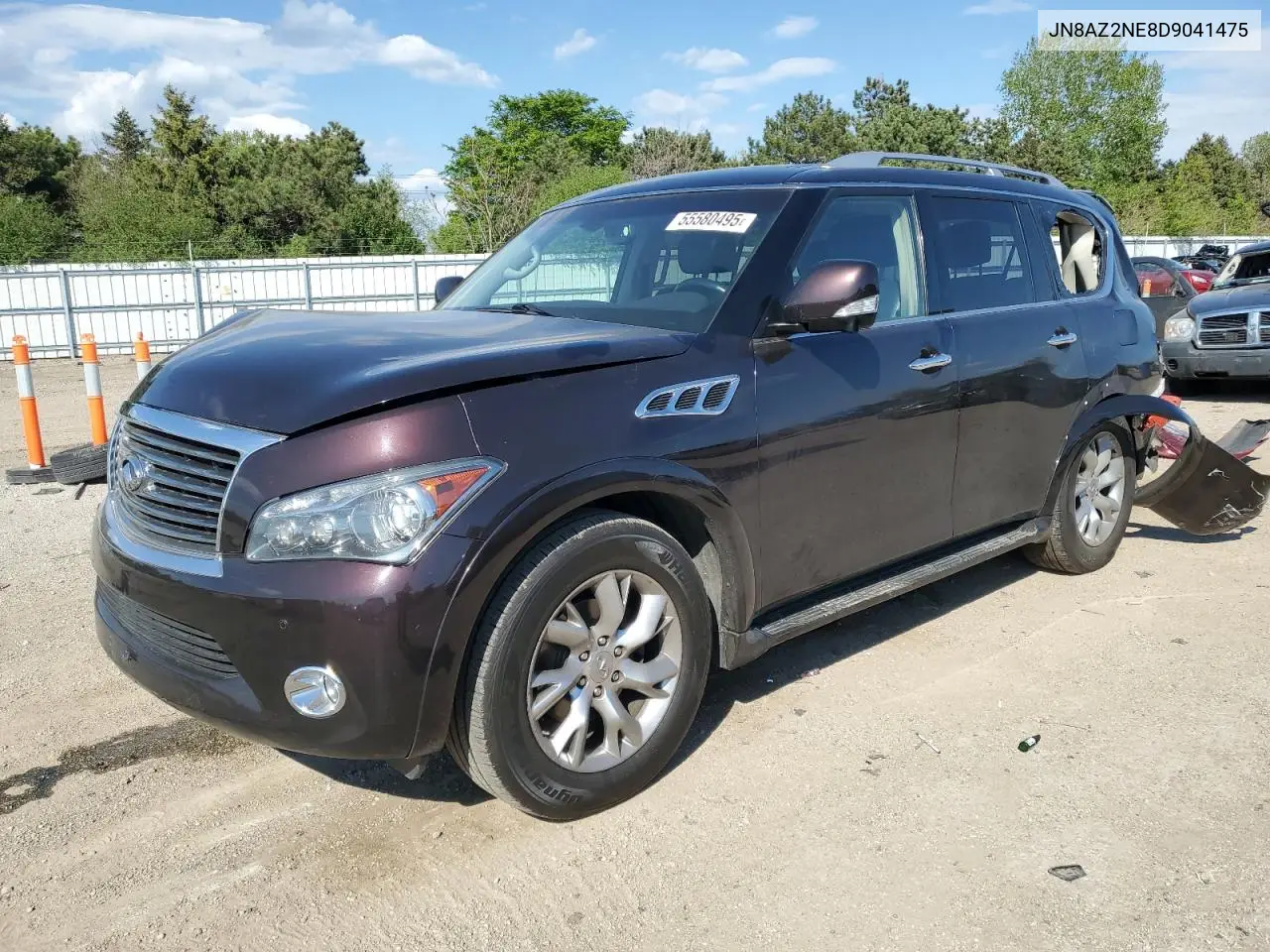 2013 Infiniti Qx56 VIN: JN8AZ2NE8D9041475 Lot: 55580495