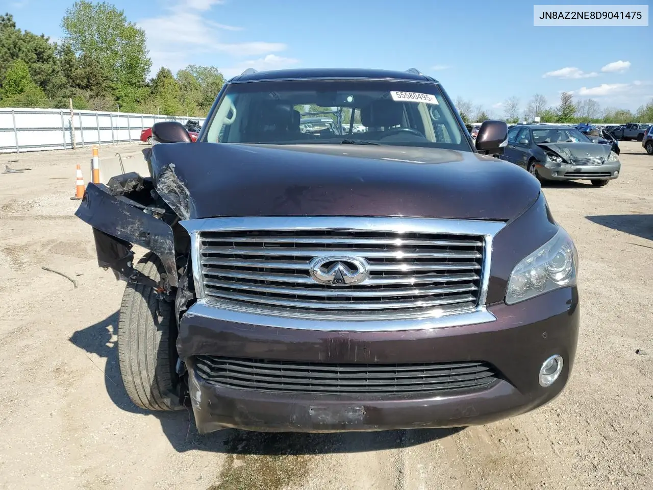 2013 Infiniti Qx56 VIN: JN8AZ2NE8D9041475 Lot: 55580495