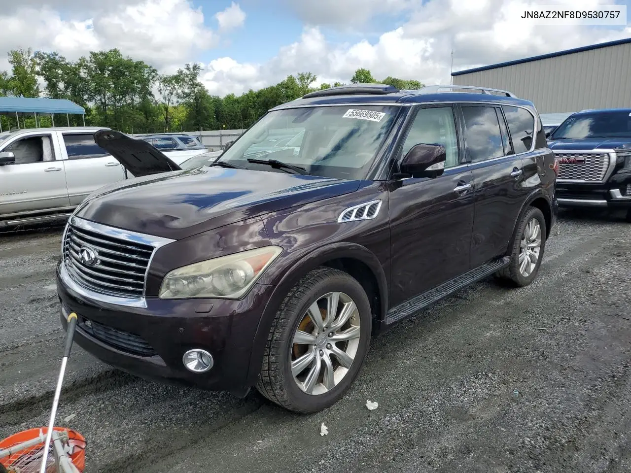 2013 Infiniti Qx56 VIN: JN8AZ2NF8D9530757 Lot: 55669505