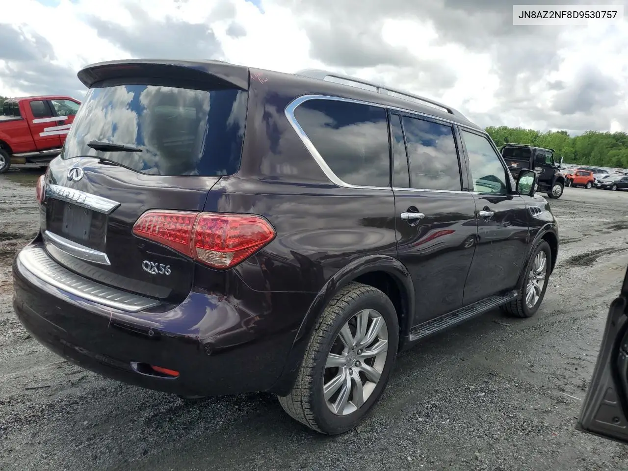 2013 Infiniti Qx56 VIN: JN8AZ2NF8D9530757 Lot: 55669505