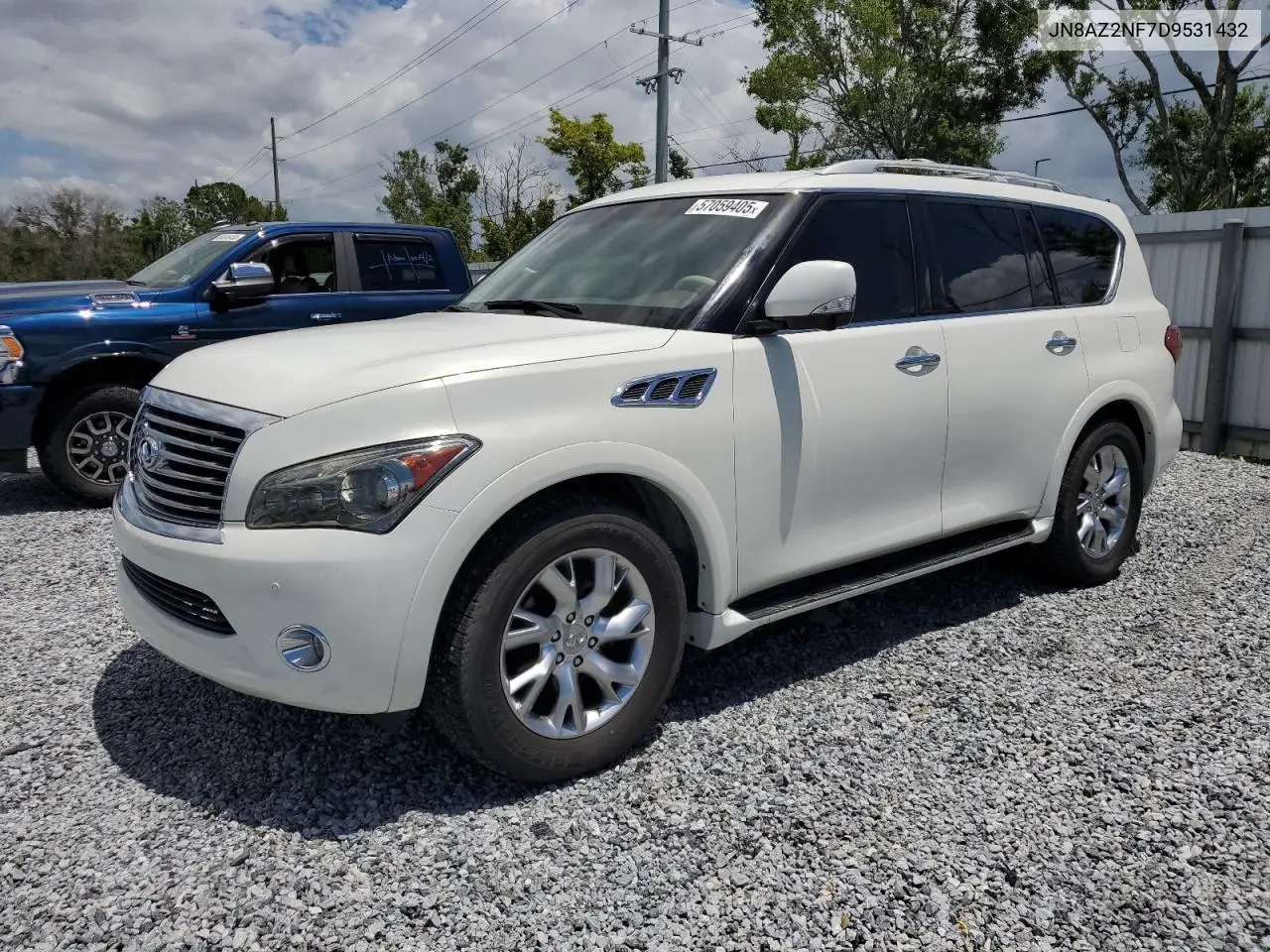 2013 Infiniti Qx56 VIN: JN8AZ2NF7D9531432 Lot: 57059405