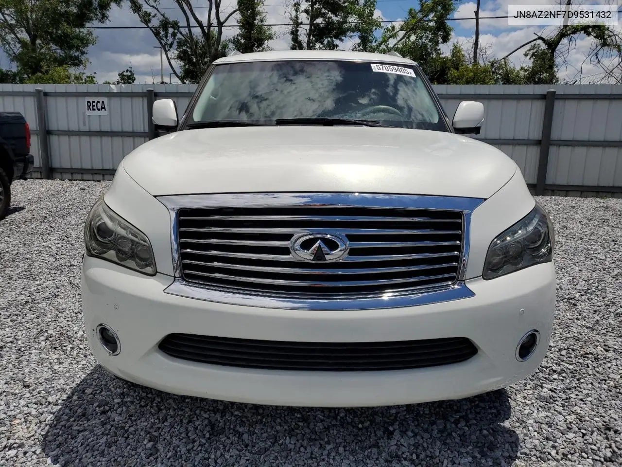 2013 Infiniti Qx56 VIN: JN8AZ2NF7D9531432 Lot: 57059405