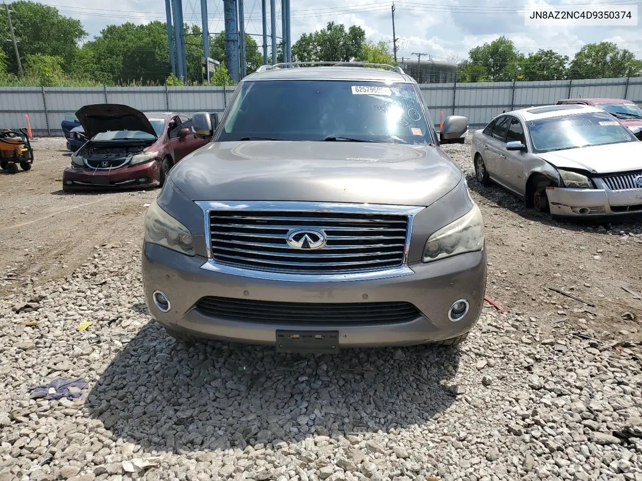 2013 Infiniti Qx56 VIN: JN8AZ2NC4D9350374 Lot: 62579605
