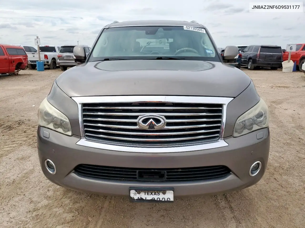 2013 Infiniti Qx56 VIN: JN8AZ2NF6D9531177 Lot: 62730565