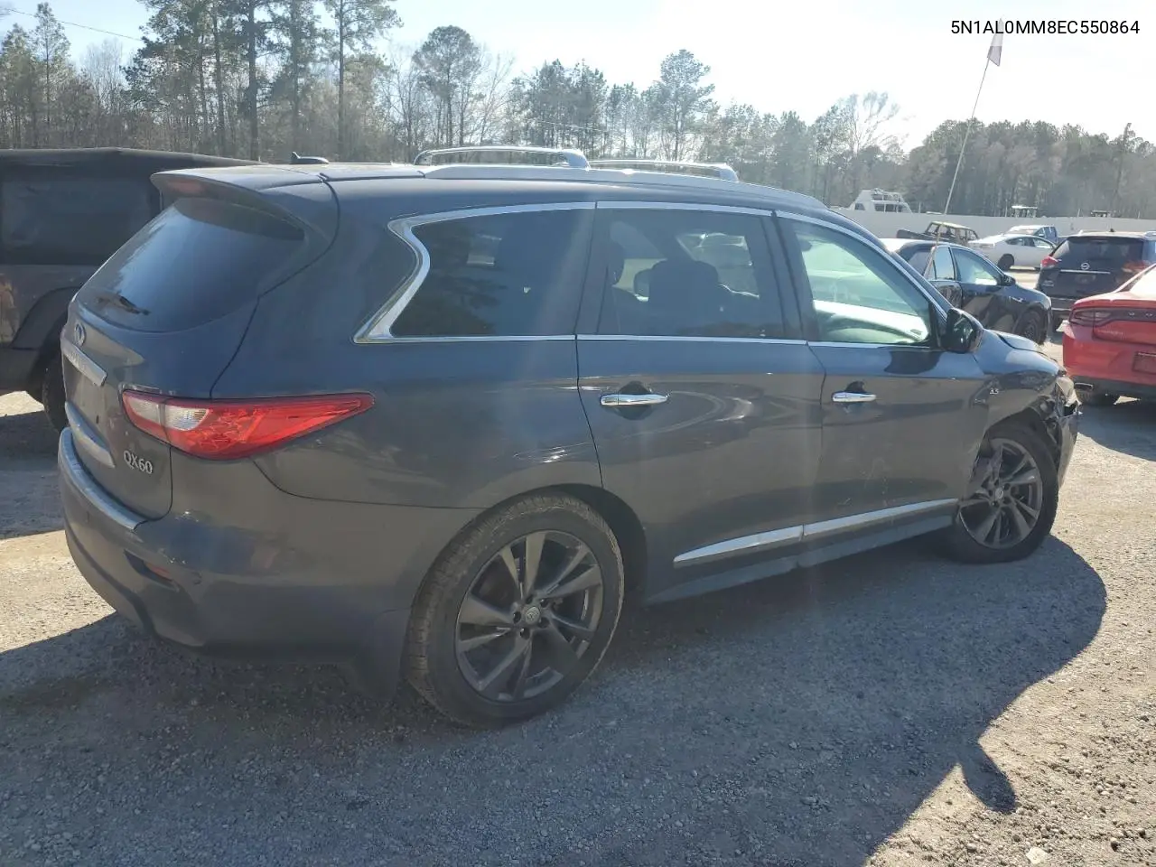 2014 Infiniti Qx60 VIN: 5N1AL0MM8EC550864 Lot: 47284485