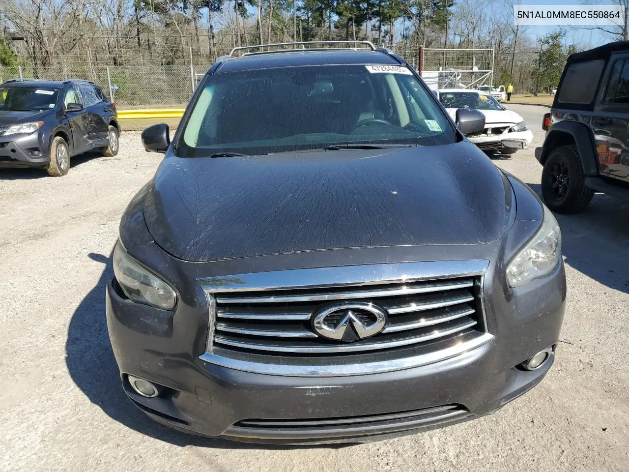 2014 Infiniti Qx60 VIN: 5N1AL0MM8EC550864 Lot: 47284485