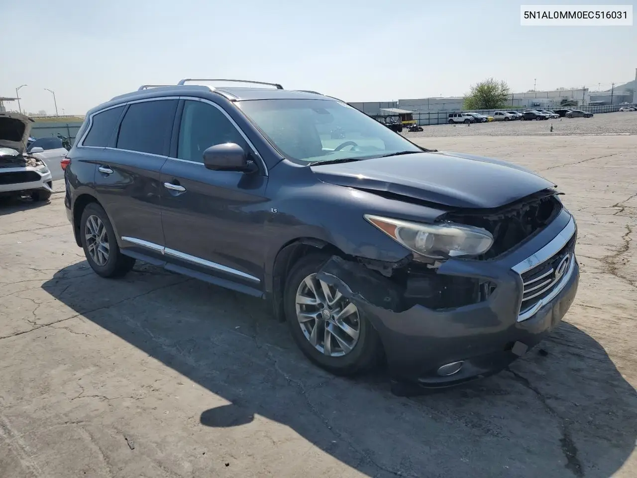 2014 Infiniti Qx60 VIN: 5N1AL0MM0EC516031 Lot: 52187355