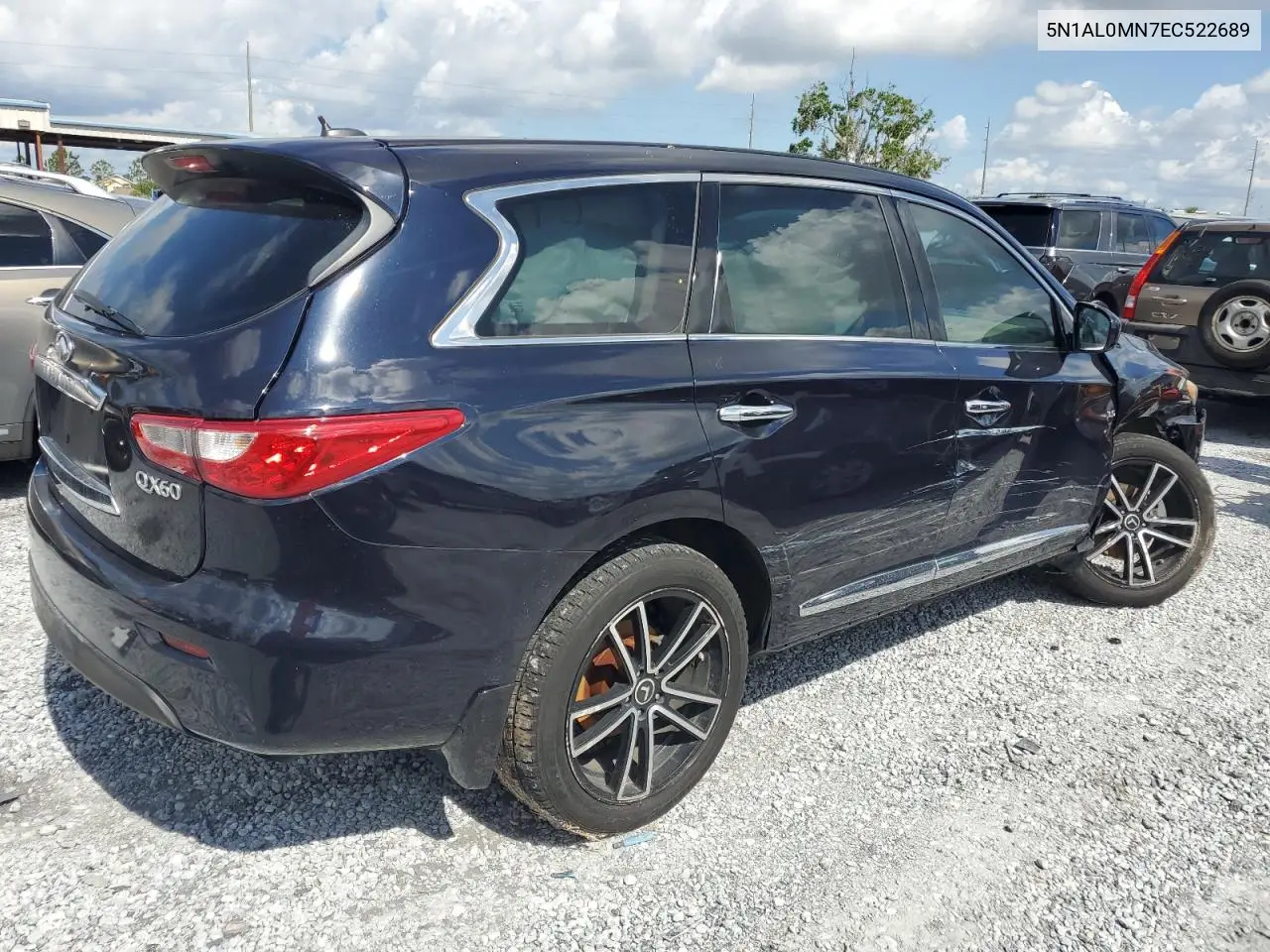 2014 Infiniti Qx60 VIN: 5N1AL0MN7EC522689 Lot: 56688785