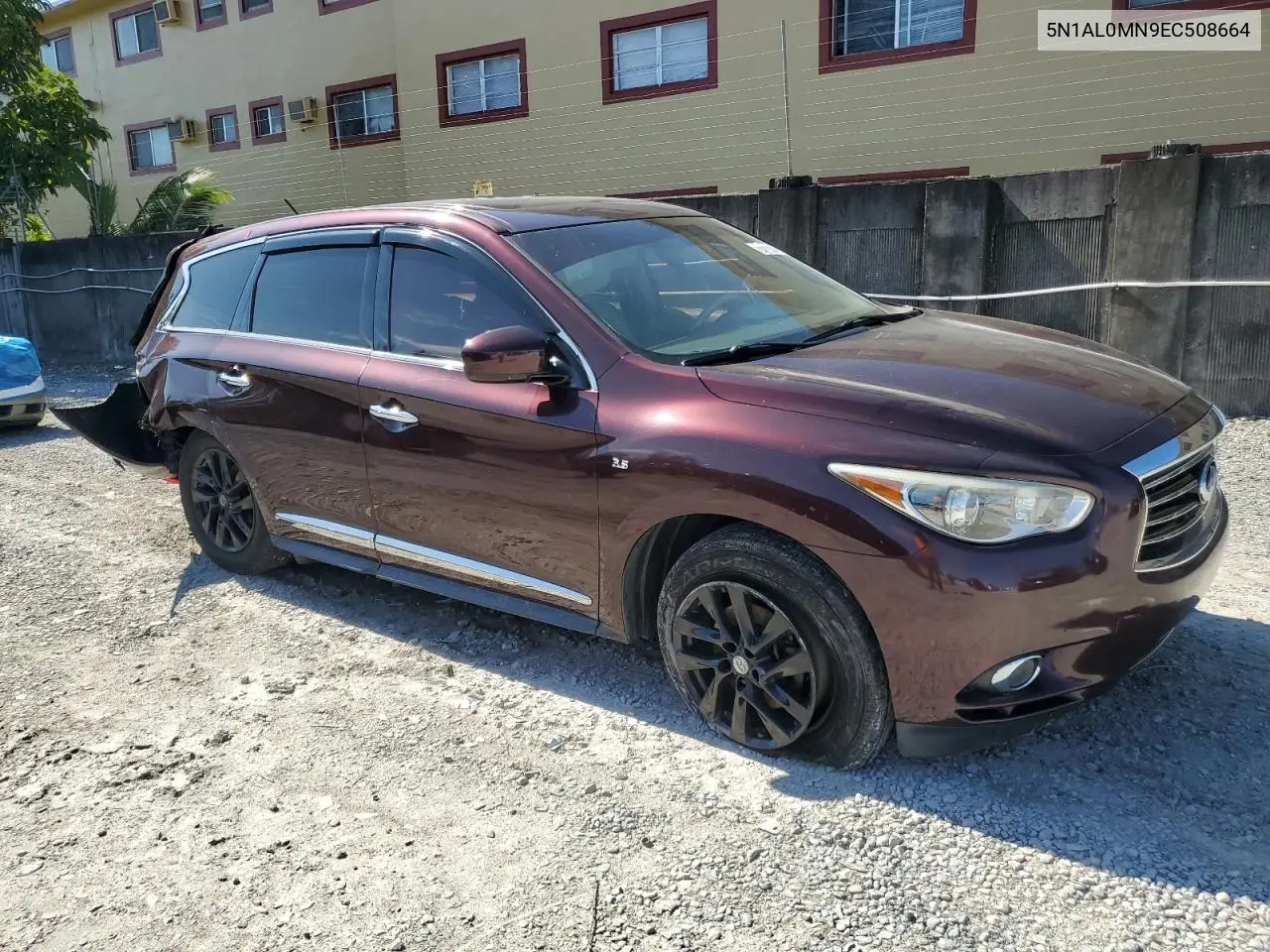 2014 Infiniti Qx60 VIN: 5N1AL0MN9EC508664 Lot: 56725545