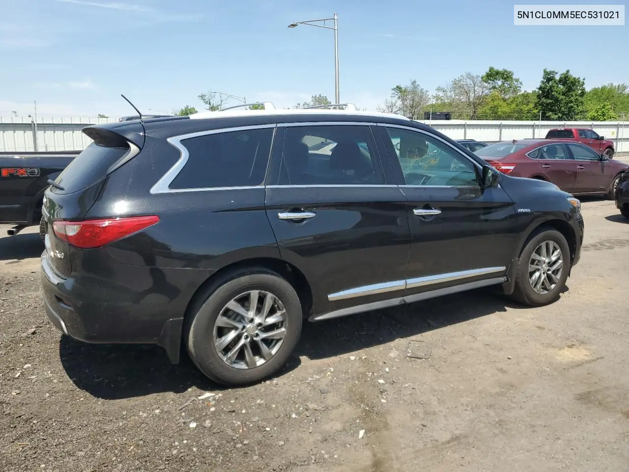 2014 Infiniti Qx60 Hybrid VIN: 5N1CL0MM5EC531021 Lot: 56759505
