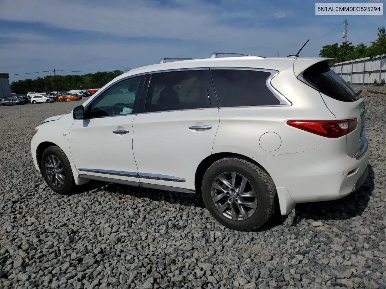 2014 Infiniti Qx60 VIN: 5N1AL0MM0EC525294 Lot: 56866895