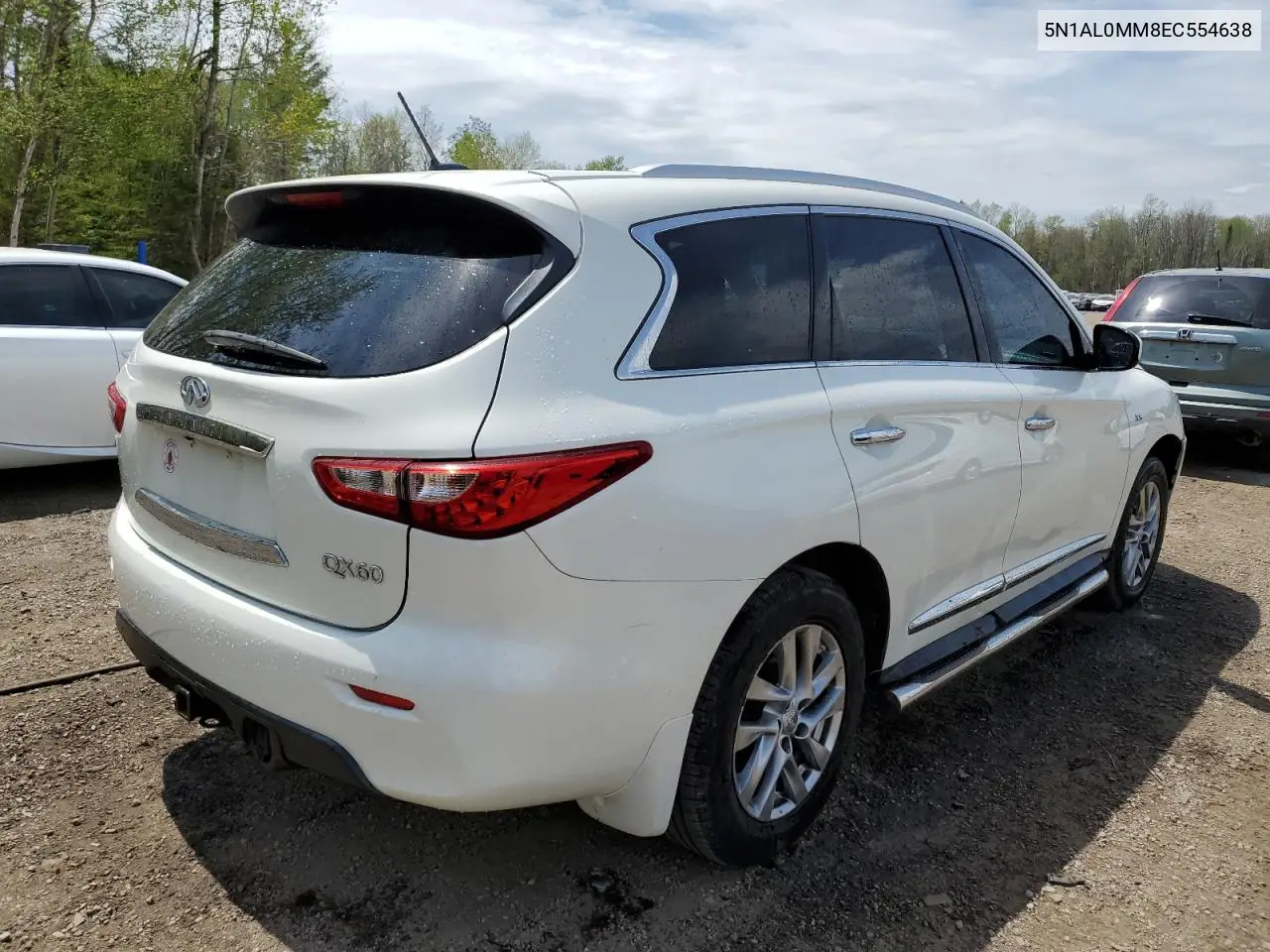 2014 Infiniti Qx60 VIN: 5N1AL0MM8EC554638 Lot: 56906685