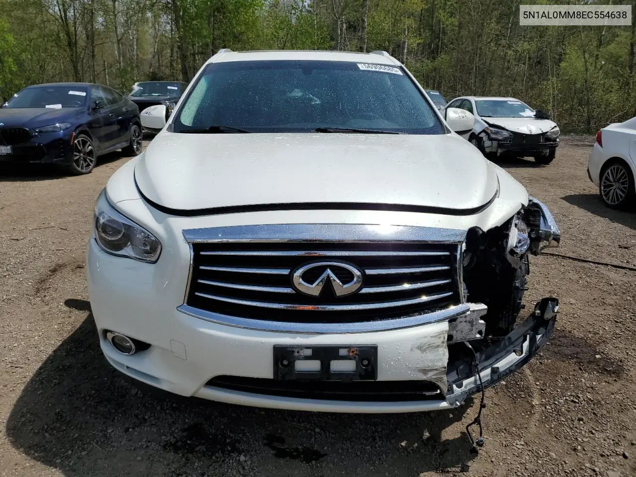 2014 Infiniti Qx60 VIN: 5N1AL0MM8EC554638 Lot: 56906685