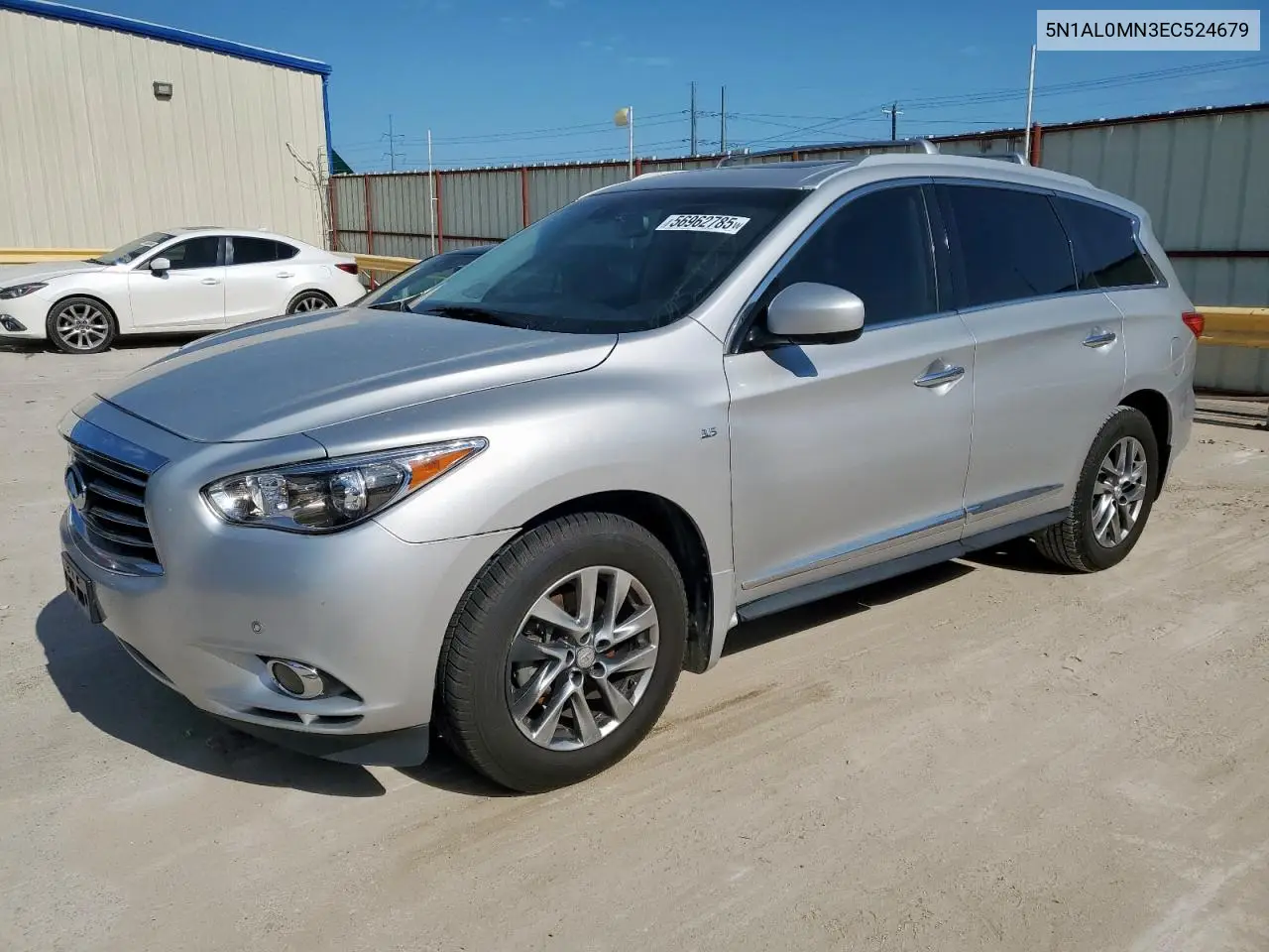 2014 Infiniti Qx60 VIN: 5N1AL0MN3EC524679 Lot: 56962785