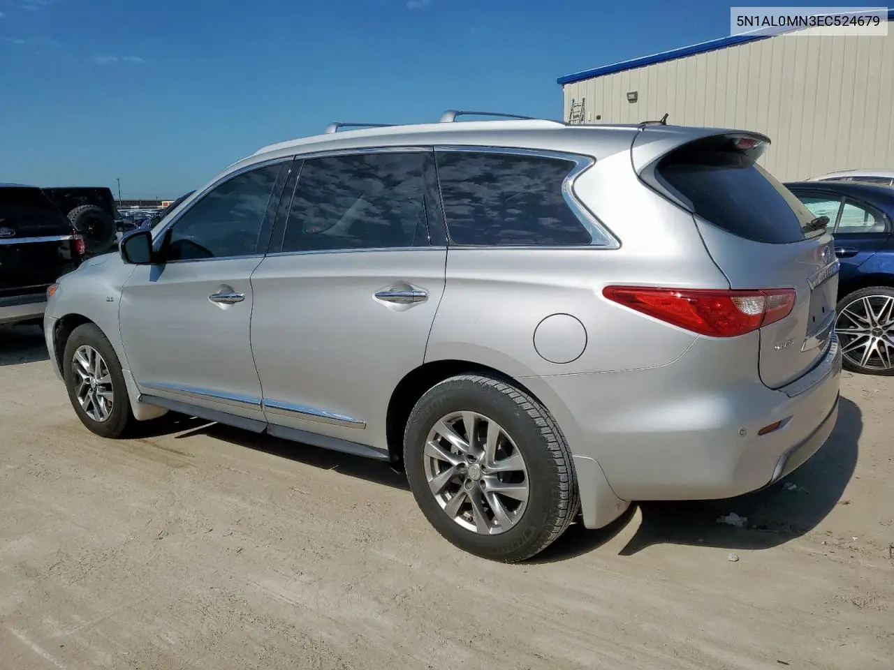 2014 Infiniti Qx60 VIN: 5N1AL0MN3EC524679 Lot: 56962785