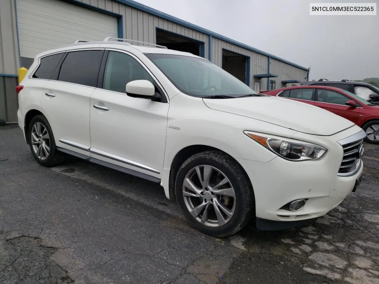 2014 Infiniti Qx60 Hybrid VIN: 5N1CL0MM3EC522365 Lot: 57082525
