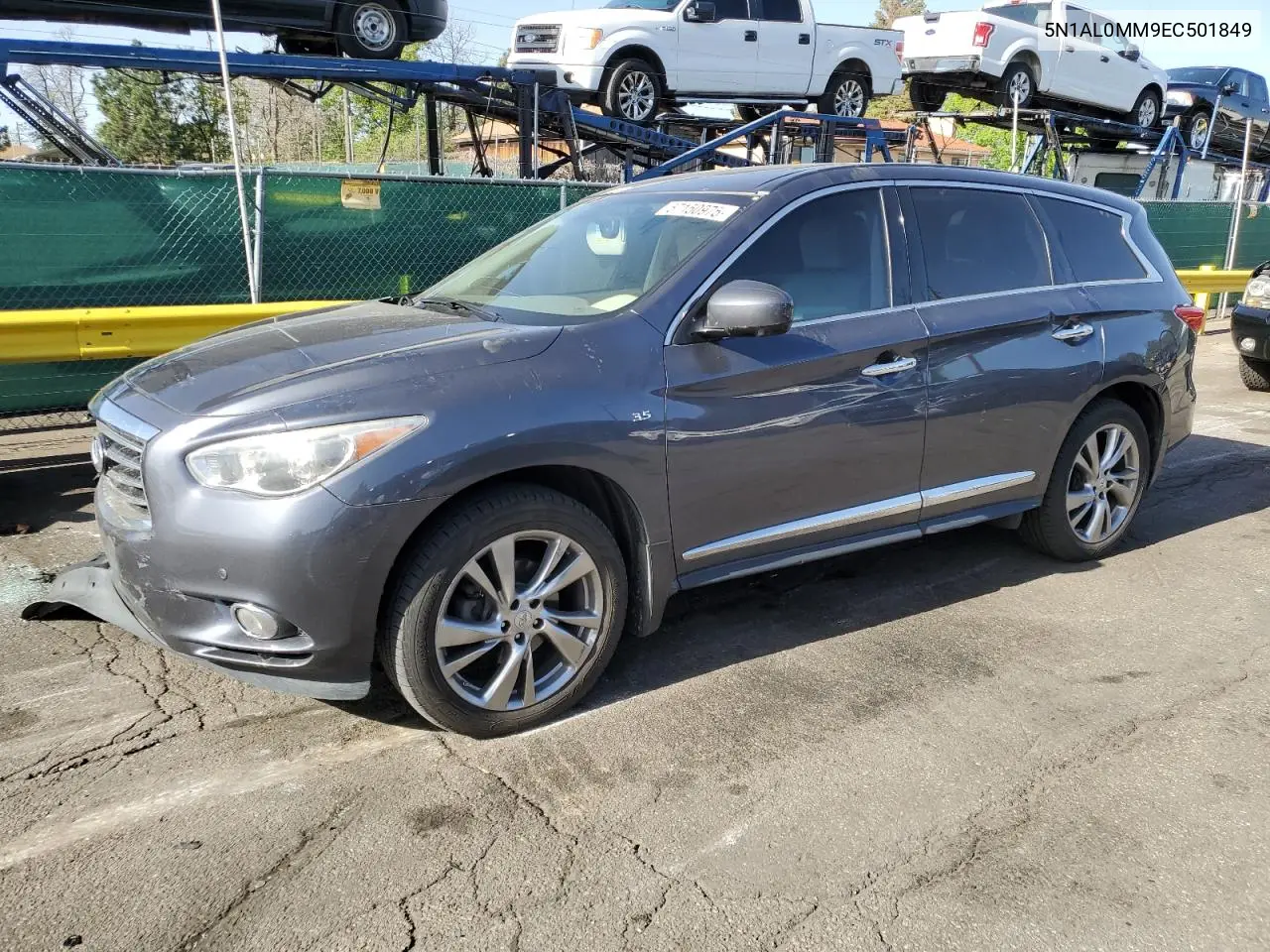 2014 Infiniti Qx60 VIN: 5N1AL0MM9EC501849 Lot: 57150975