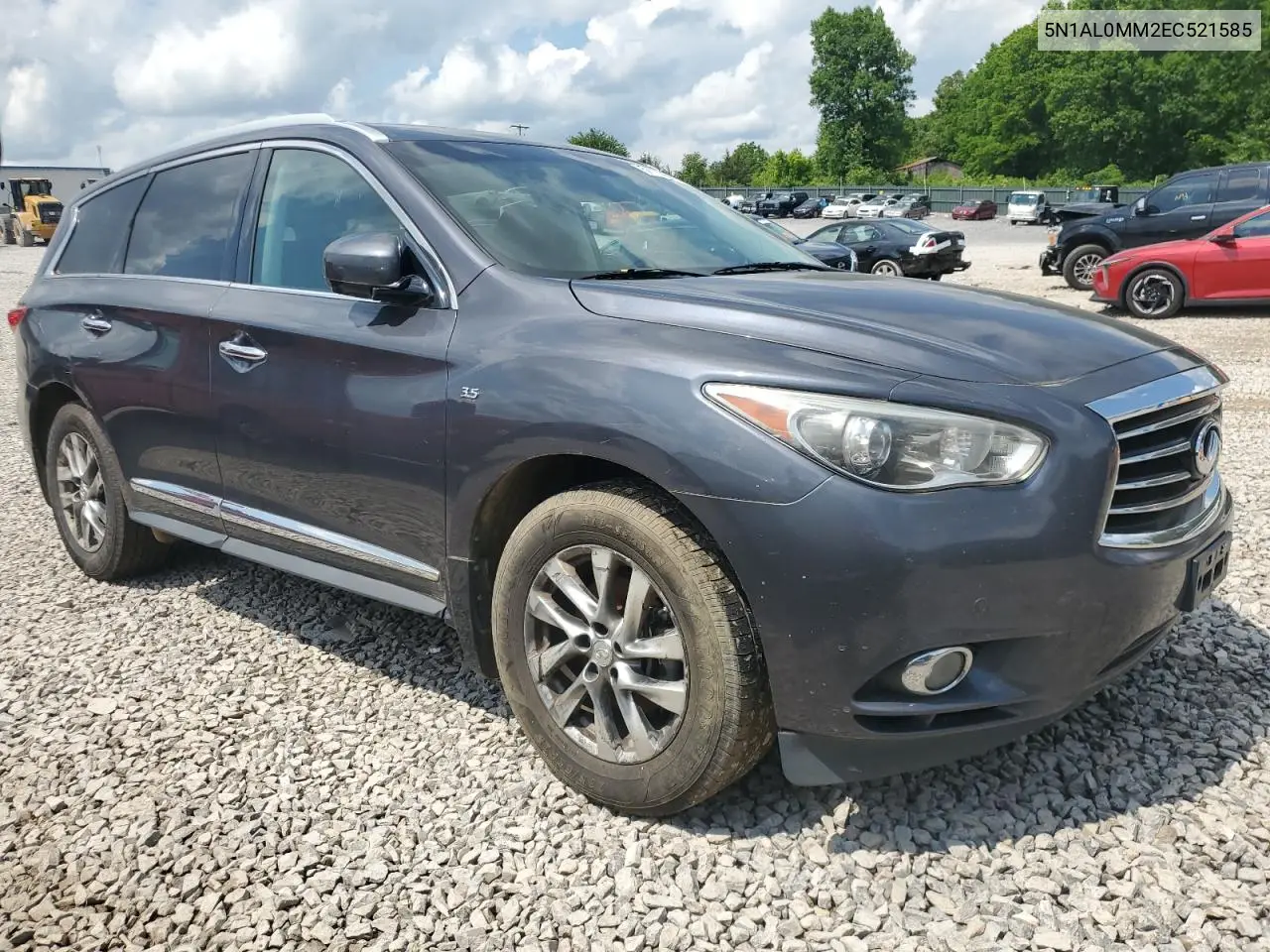 2014 Infiniti Qx60 VIN: 5N1AL0MM2EC521585 Lot: 57173635