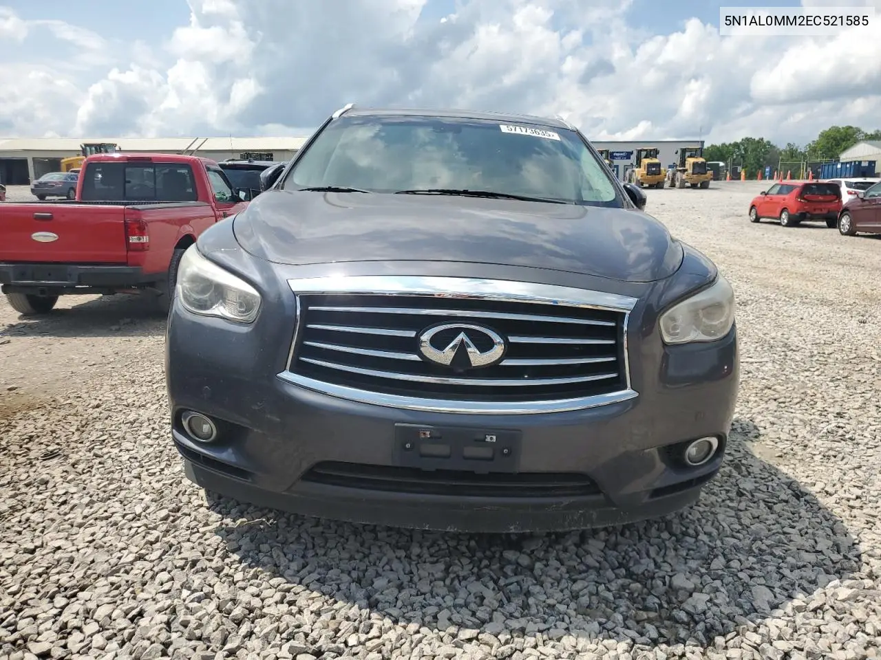 2014 Infiniti Qx60 VIN: 5N1AL0MM2EC521585 Lot: 57173635