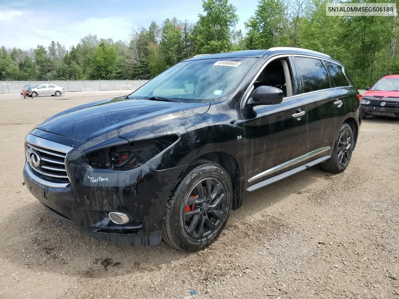 2014 Infiniti Qx60 VIN: 5N1AL0MM5EC506188 Lot: 61006665