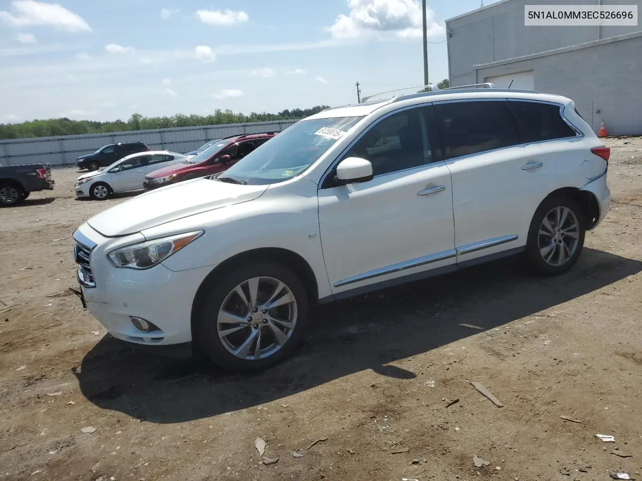 2014 Infiniti Qx60 VIN: 5N1AL0MM3EC526696 Lot: 61258615