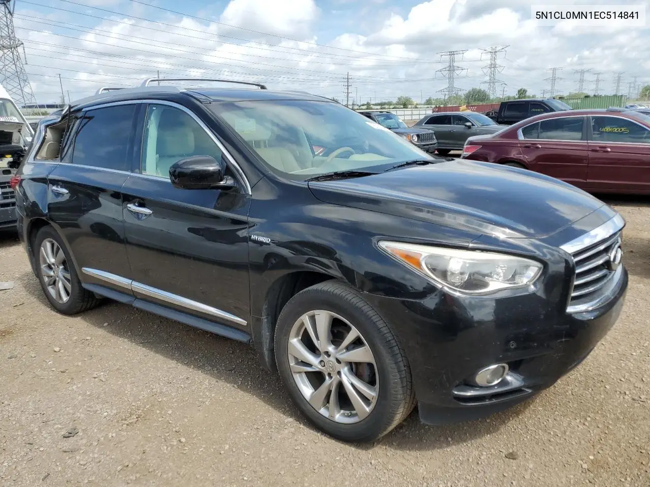 2014 Infiniti Qx60 Hybrid VIN: 5N1CL0MN1EC514841 Lot: 62855525