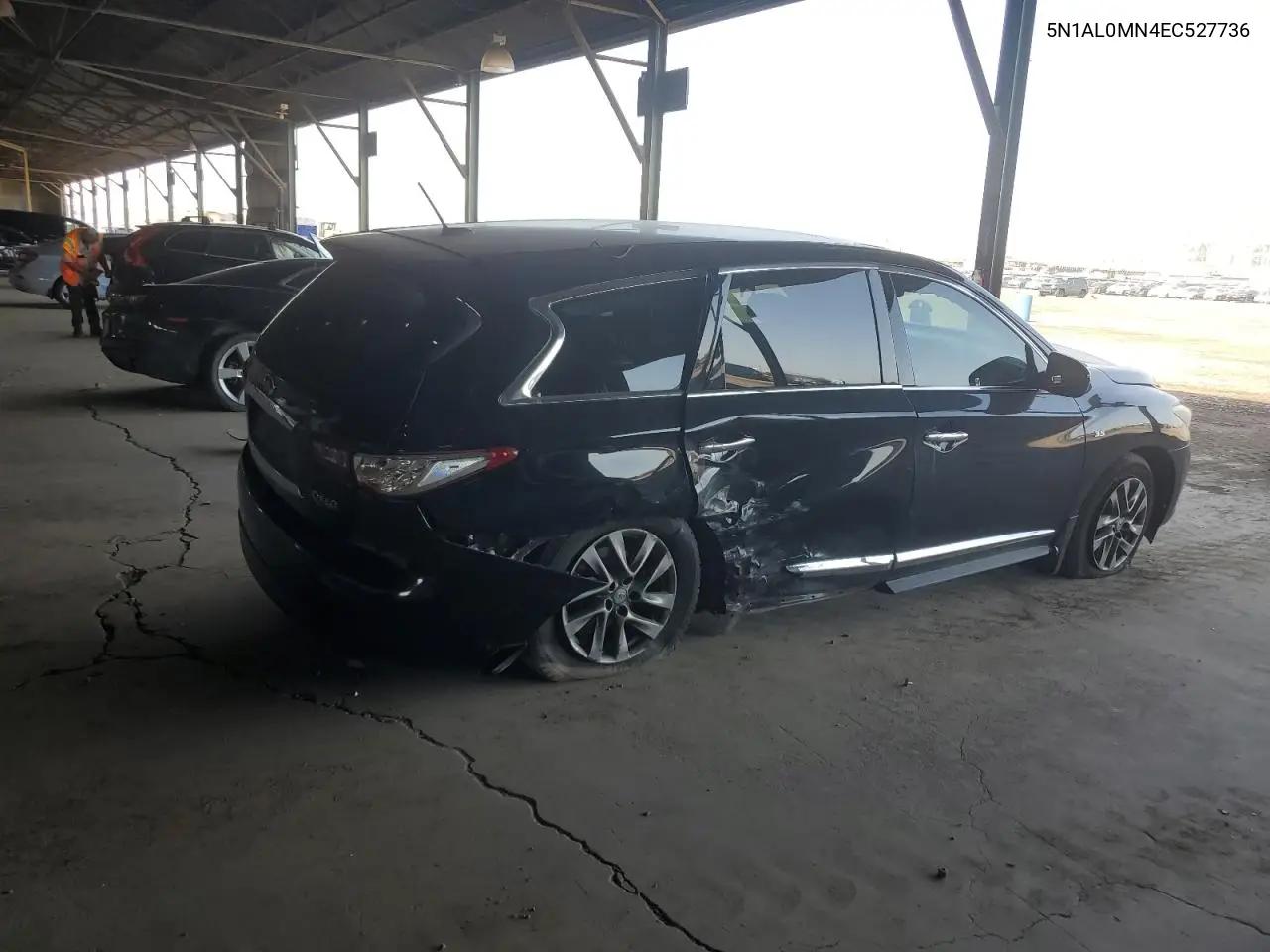2014 Infiniti Qx60 VIN: 5N1AL0MN4EC527736 Lot: 62931125