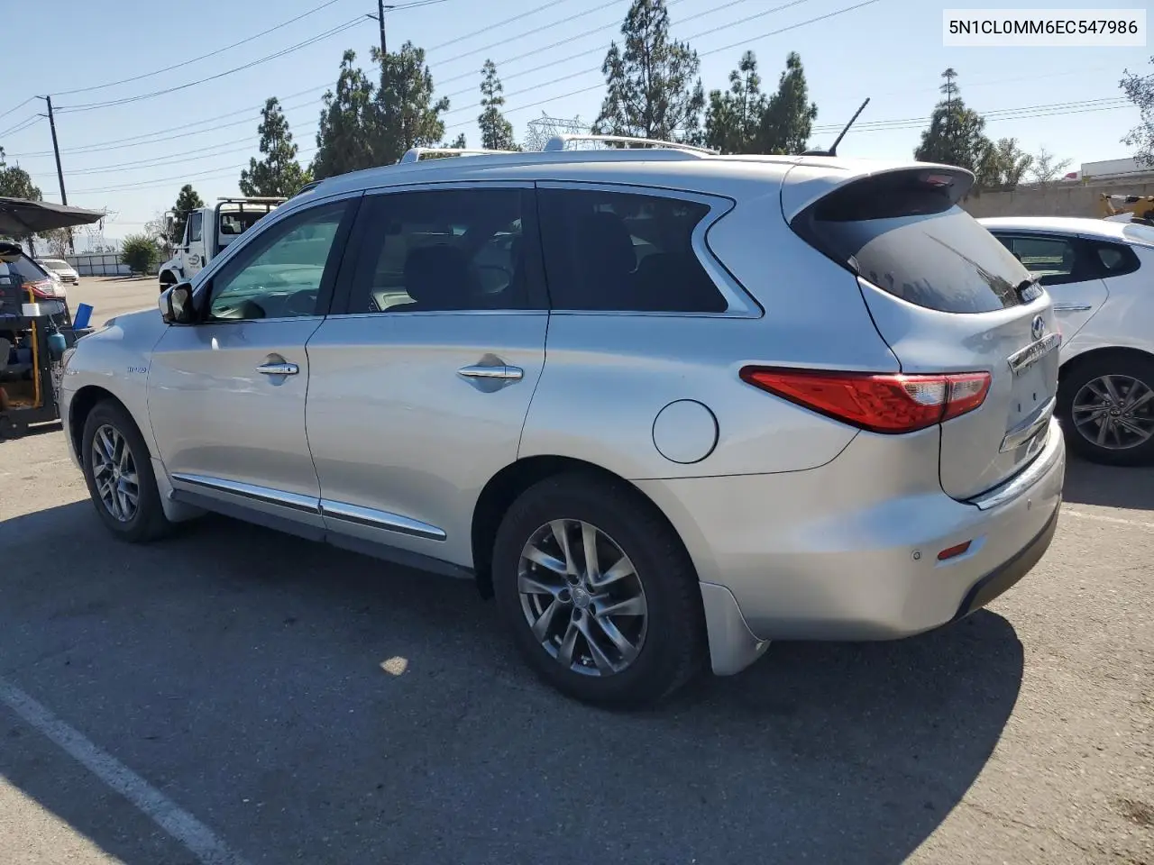 2014 Infiniti Qx60 Hybrid VIN: 5N1CL0MM6EC547986 Lot: 63269245