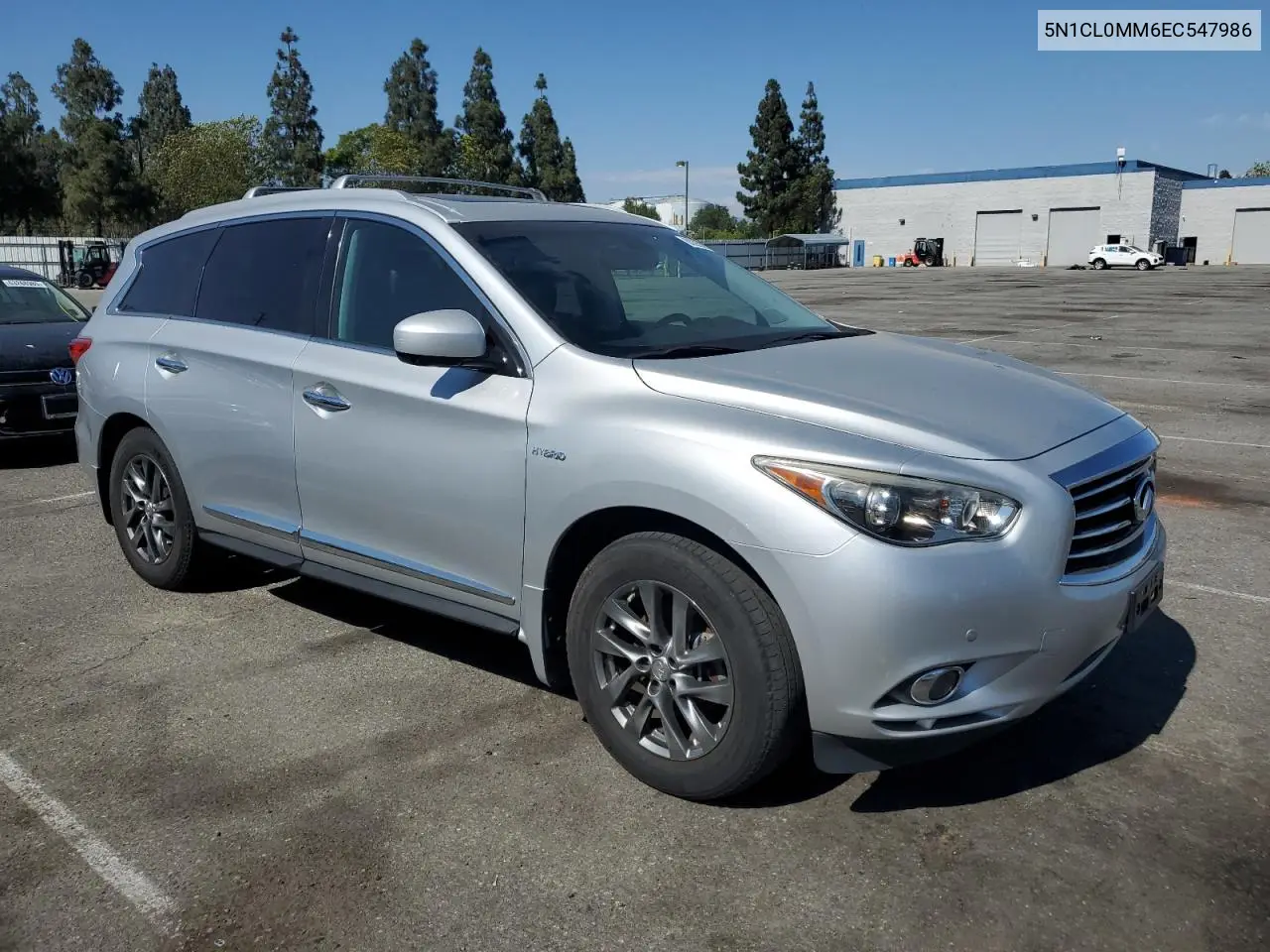 2014 Infiniti Qx60 Hybrid VIN: 5N1CL0MM6EC547986 Lot: 63269245