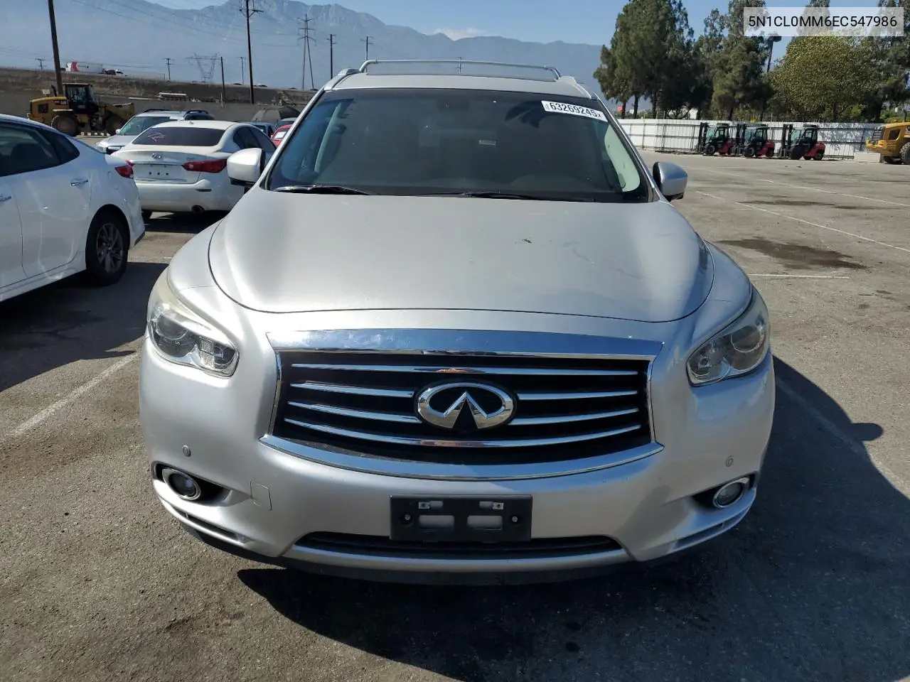2014 Infiniti Qx60 Hybrid VIN: 5N1CL0MM6EC547986 Lot: 63269245