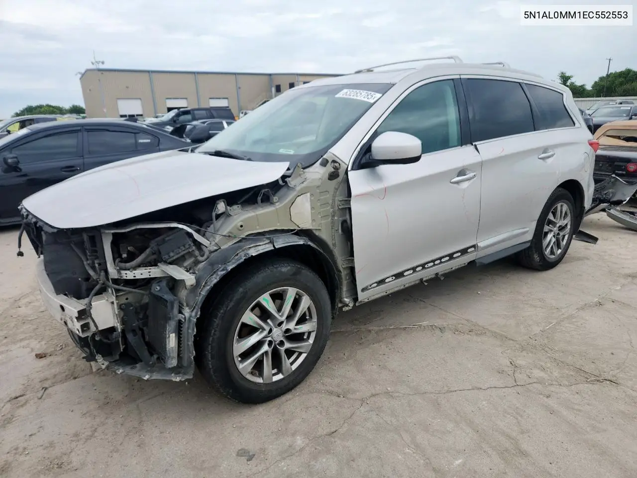 2014 Infiniti Qx60 VIN: 5N1AL0MM1EC552553 Lot: 63285785