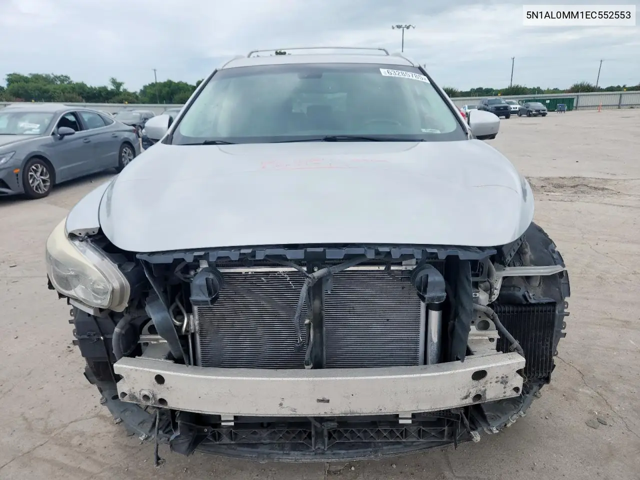 2014 Infiniti Qx60 VIN: 5N1AL0MM1EC552553 Lot: 63285785