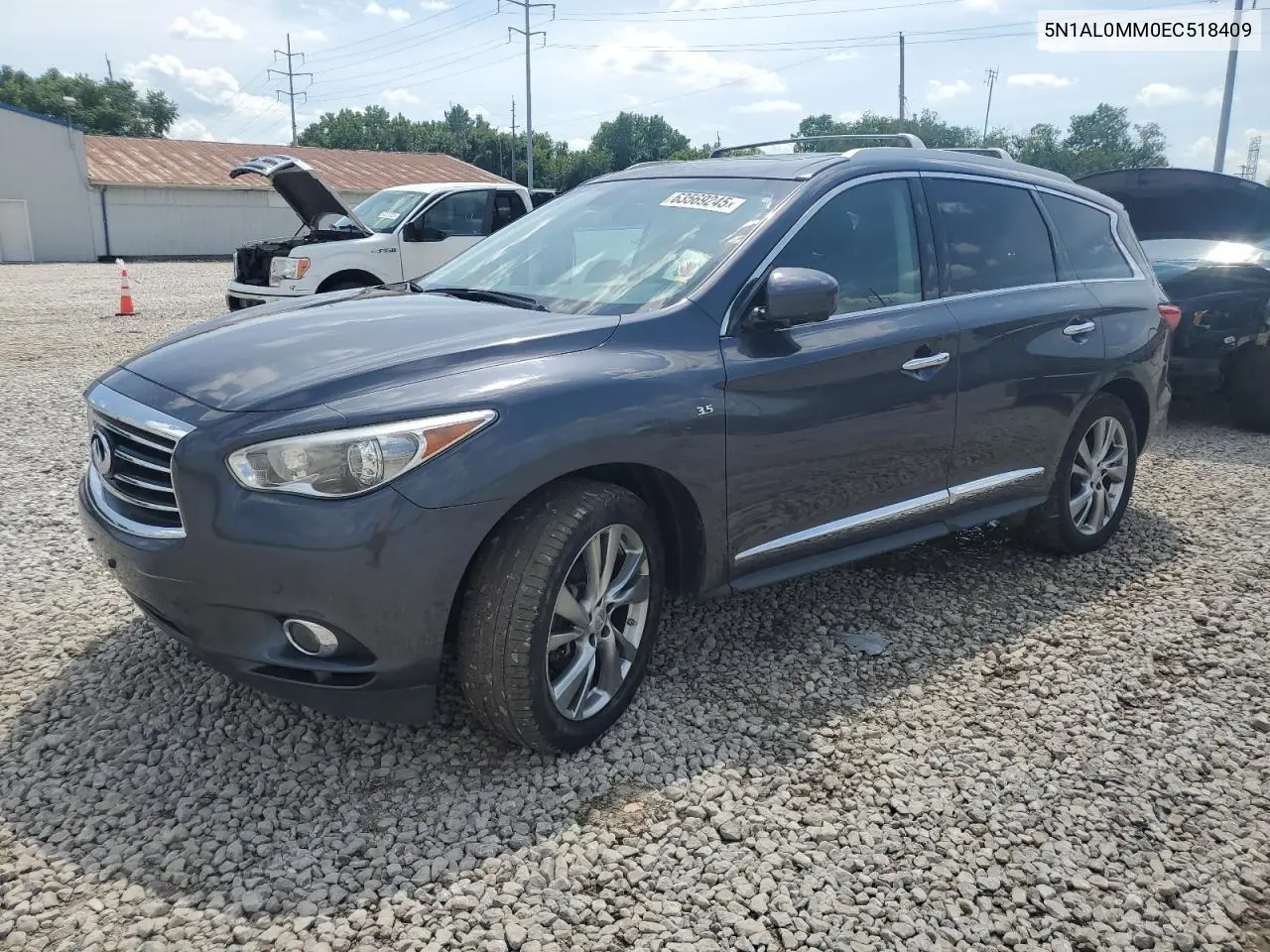 2014 Infiniti Qx60 VIN: 5N1AL0MM0EC518409 Lot: 63569245