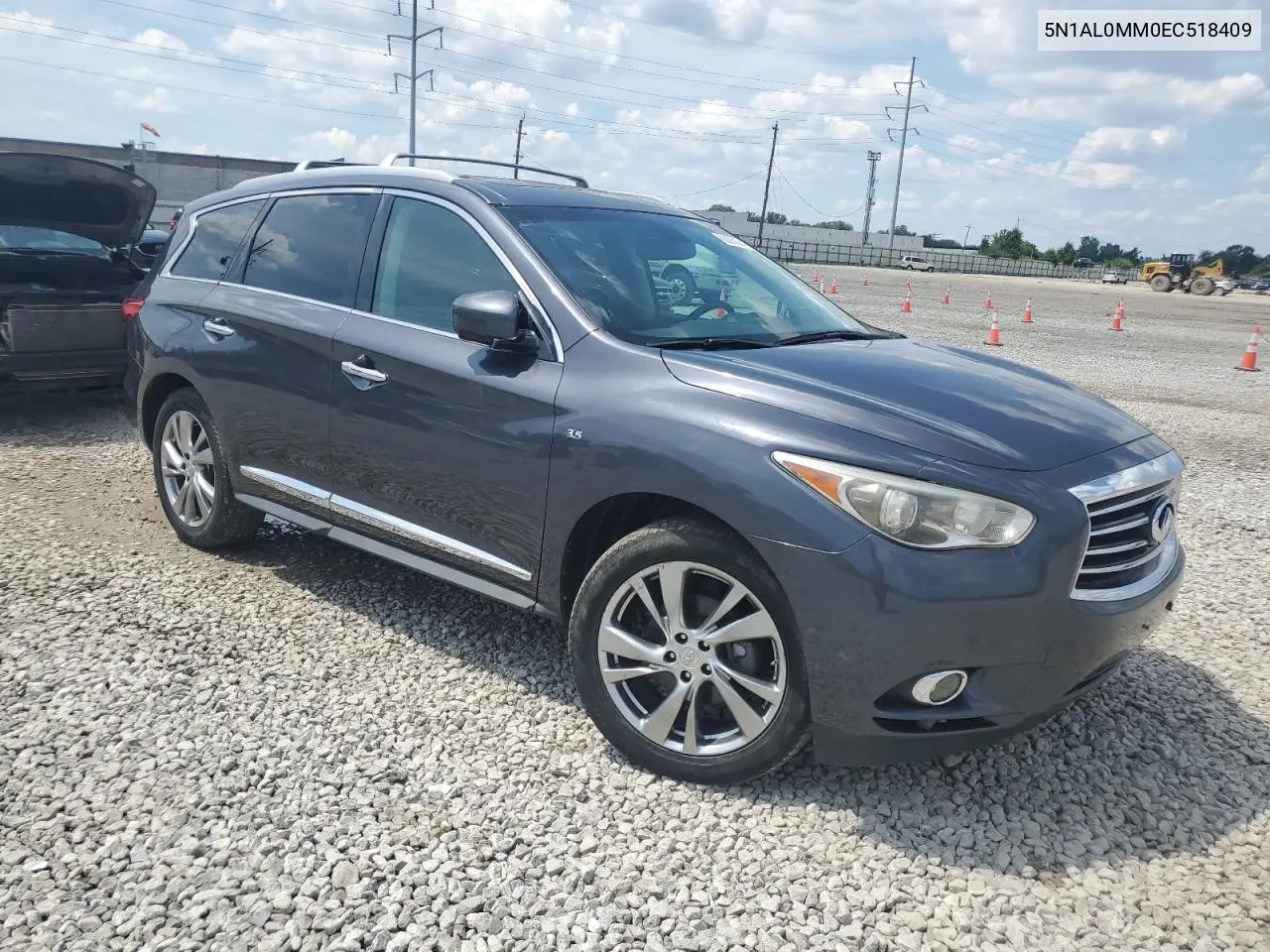 2014 Infiniti Qx60 VIN: 5N1AL0MM0EC518409 Lot: 63569245