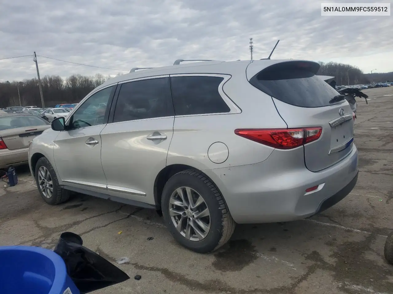 2015 Infiniti Qx60 VIN: 5N1AL0MM9FC559512 Lot: 49657615