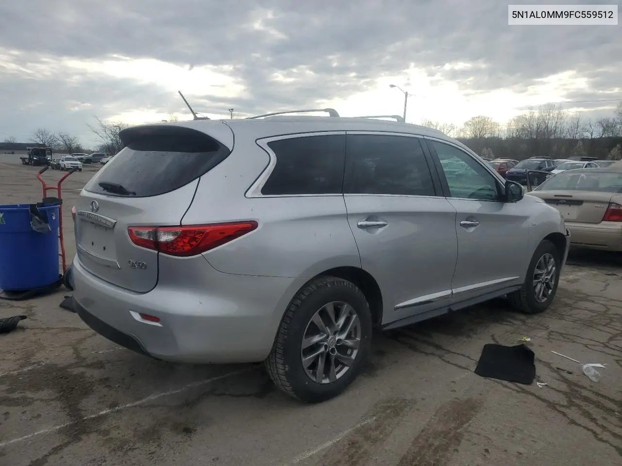2015 Infiniti Qx60 VIN: 5N1AL0MM9FC559512 Lot: 49657615