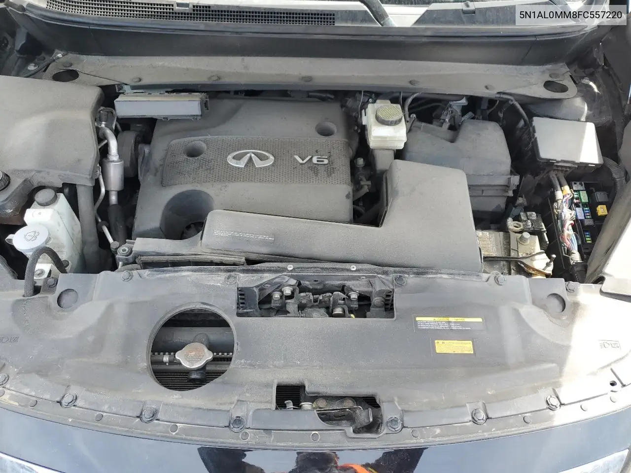 2015 Infiniti Qx60 VIN: 5N1AL0MM8FC557220 Lot: 52786485