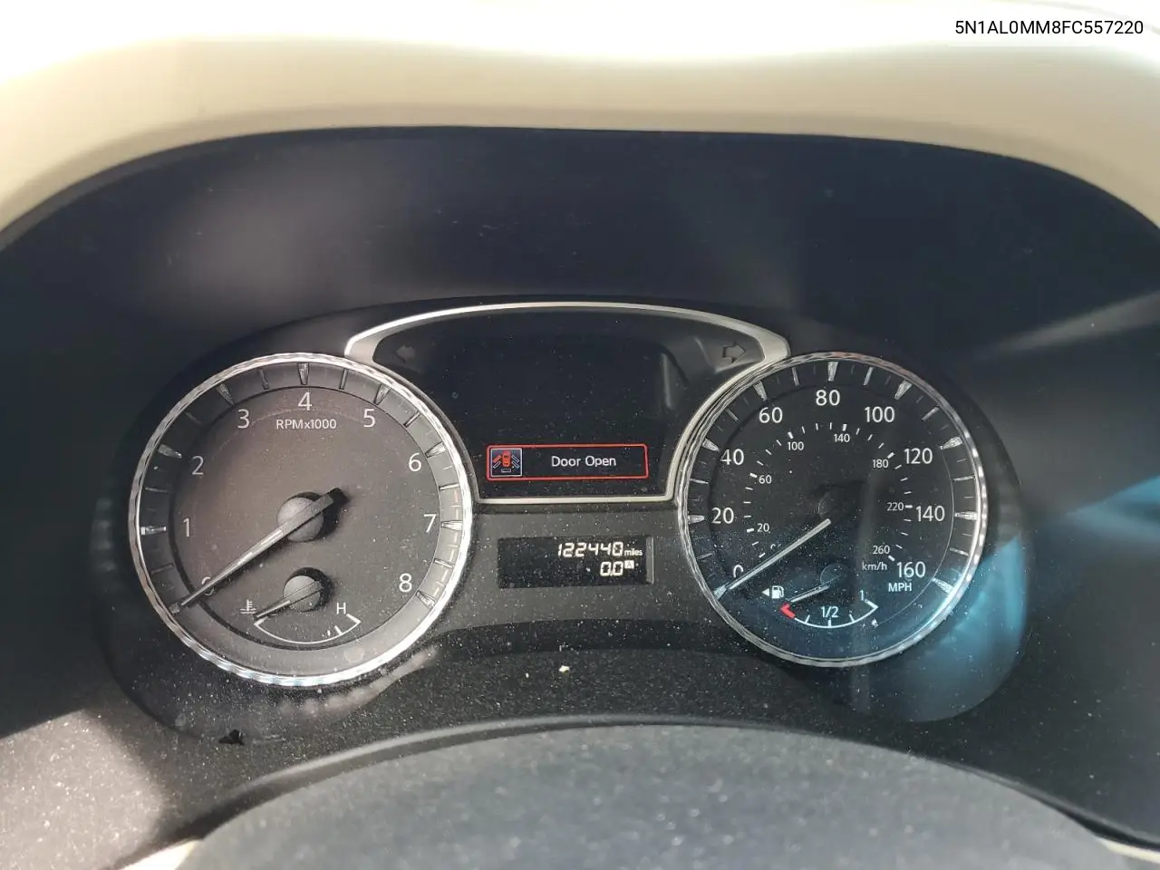 2015 Infiniti Qx60 VIN: 5N1AL0MM8FC557220 Lot: 52786485