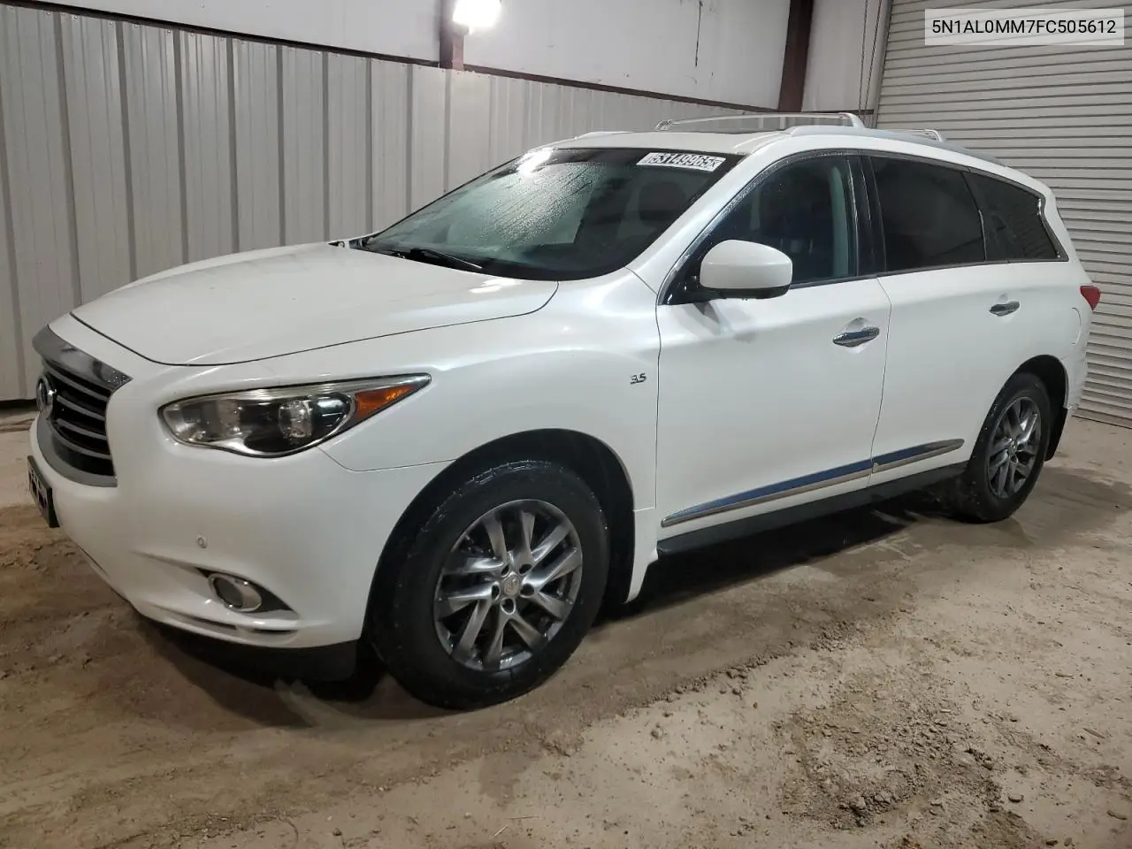 2015 Infiniti Qx60 VIN: 5N1AL0MM7FC505612 Lot: 53149965