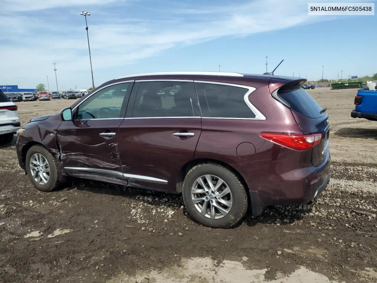 2015 Infiniti Qx60 VIN: 5N1AL0MM6FC505438 Lot: 54882505