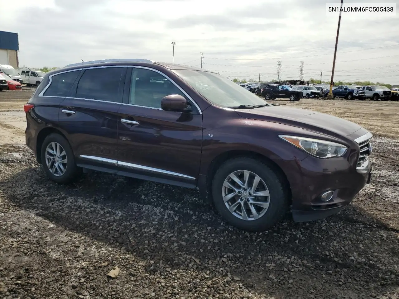 2015 Infiniti Qx60 VIN: 5N1AL0MM6FC505438 Lot: 54882505
