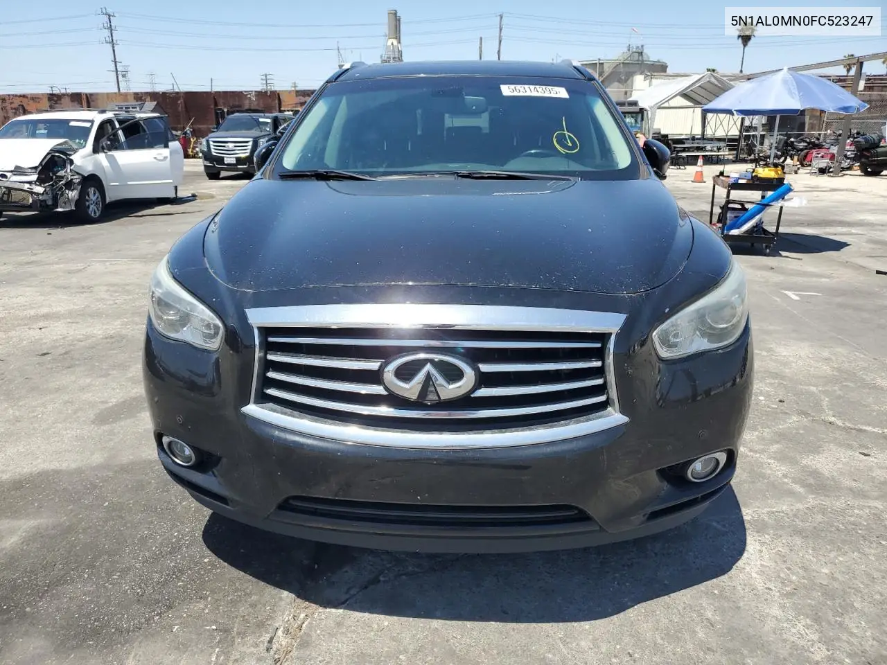 2015 Infiniti Qx60 VIN: 5N1AL0MN0FC523247 Lot: 56314395
