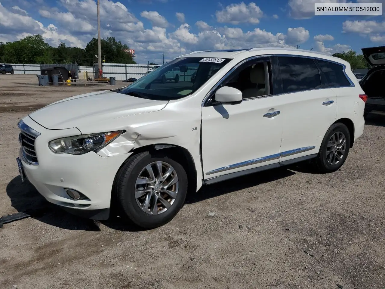 2015 Infiniti Qx60 VIN: 5N1AL0MM5FC542030 Lot: 56433615