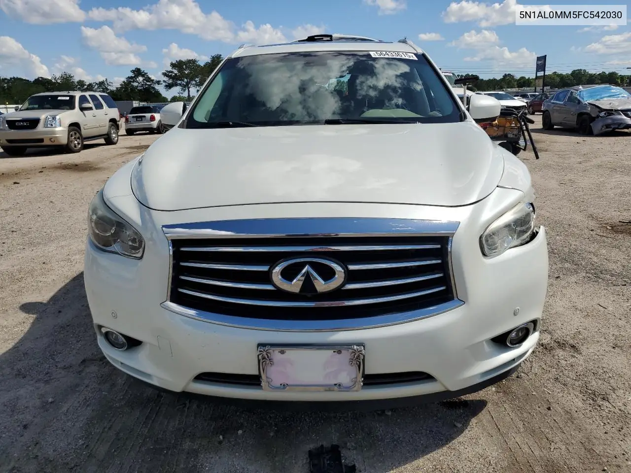 2015 Infiniti Qx60 VIN: 5N1AL0MM5FC542030 Lot: 56433615