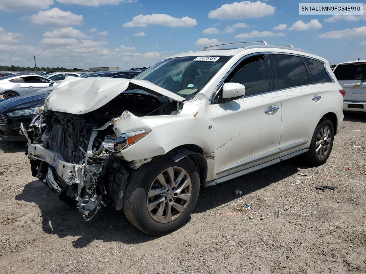 2015 Infiniti Qx60 VIN: 5N1AL0MN9FC548910 Lot: 56435135