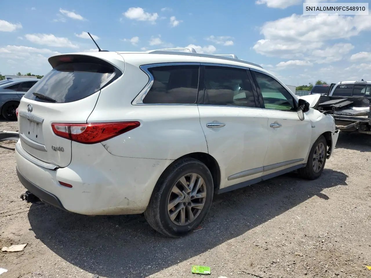 2015 Infiniti Qx60 VIN: 5N1AL0MN9FC548910 Lot: 56435135