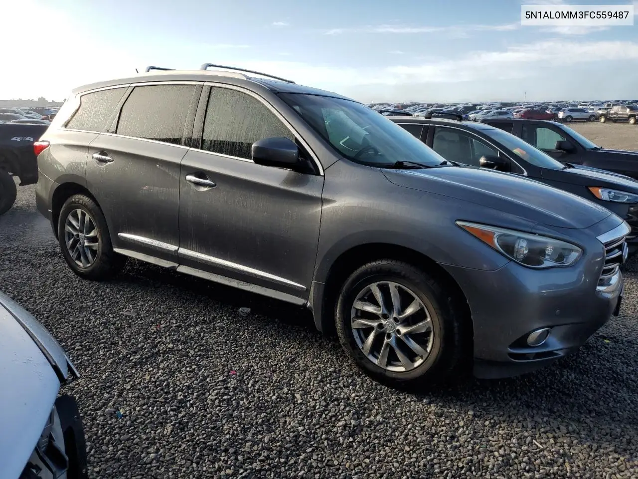 2015 Infiniti Qx60 VIN: 5N1AL0MM3FC559487 Lot: 56482765