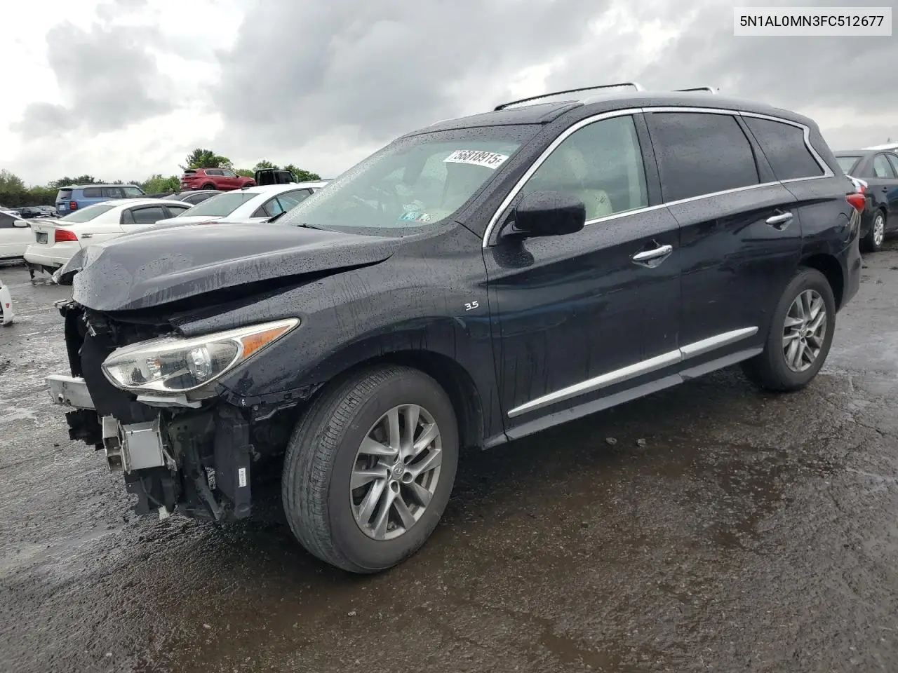 2015 Infiniti Qx60 VIN: 5N1AL0MN3FC512677 Lot: 56818915